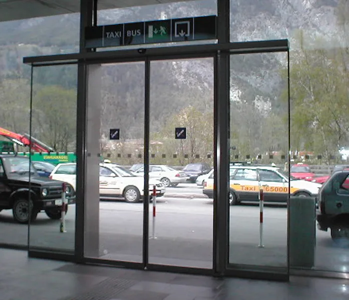 Automatische Glasschiebetür